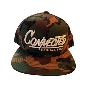 Connected Cannabis Company SnapBack camo hat